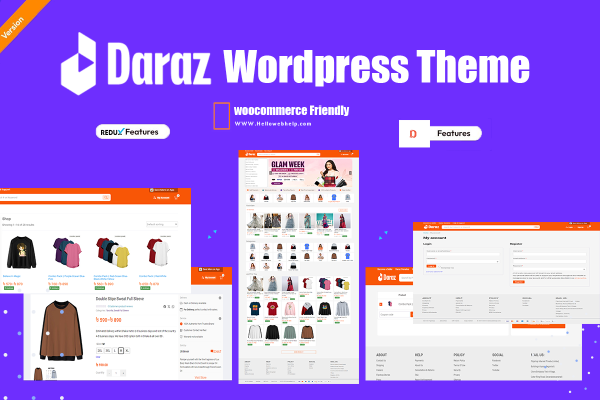 daraz wordpress theme hellowebhelp.com